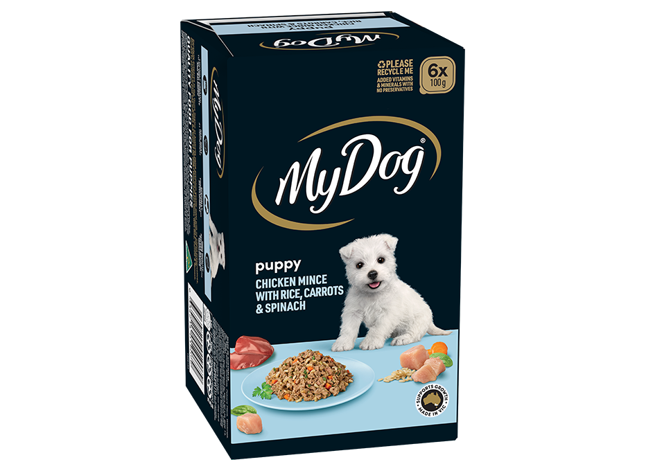Puppy Chicken Mince with Rice, Carrots & Spinach