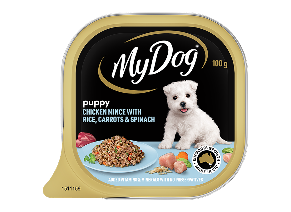 Puppy Chicken Mince with Rice, Carrots & Spinach