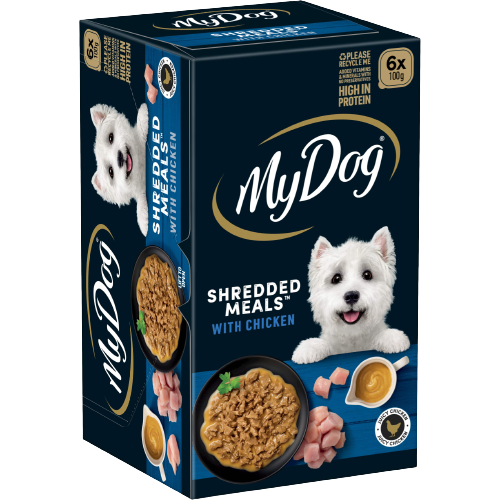 MY DOG SHREDDED MEALS™ Chicken 6pk 