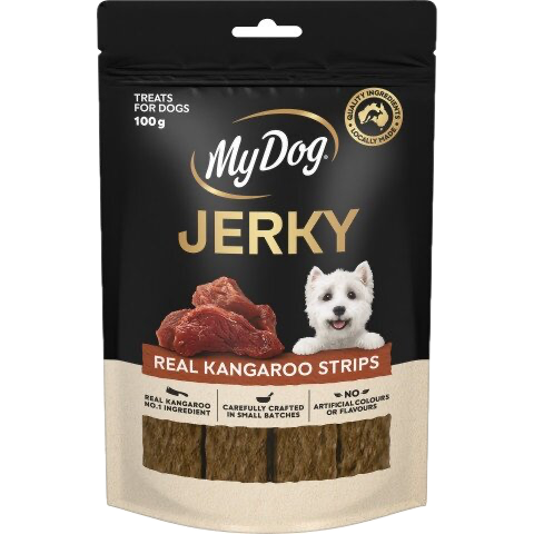 My Dog Jerky Real Kangaroo Strips