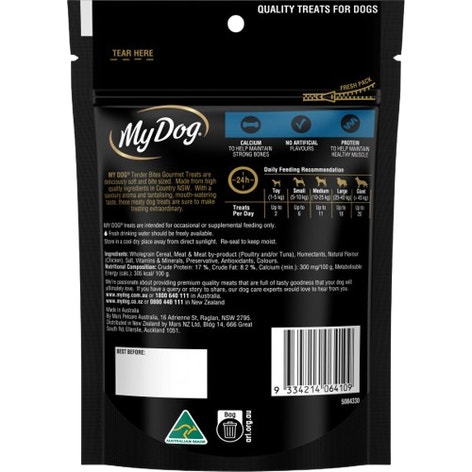 Tender Bites with Tender Chicken & Tuna Flavour 100g image 1