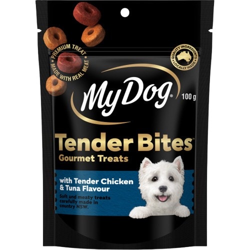 Tender Bites with Tender Chicken & Tuna Flavour 100g image 1