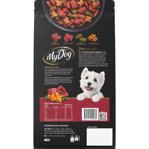MY DOG® With Gourmet Beef & Vegetables 1.5kg image 3