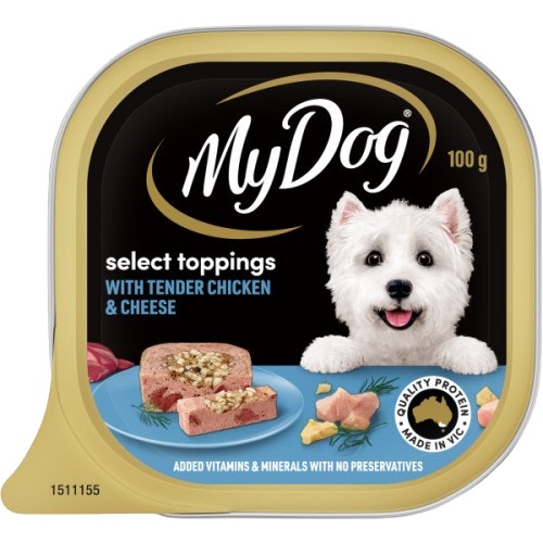 Select Toppings with Tender Chicken & Cheese 100g Tray image 1